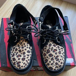 T.U.K Leopard / Cheetah Creepers US Size 7